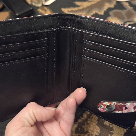 Nwot Floral Wallet with Snap Closure - Picture 3 of 5